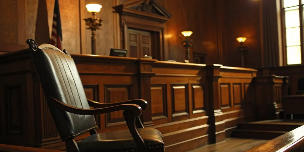 Courtroom in Pembroke Pines where a theft attorney defends clients.