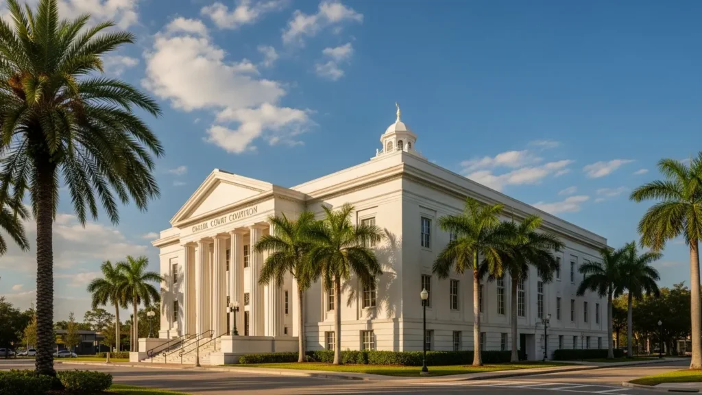 Florida courthouse exterior representing mandatory minimum sentencing laws