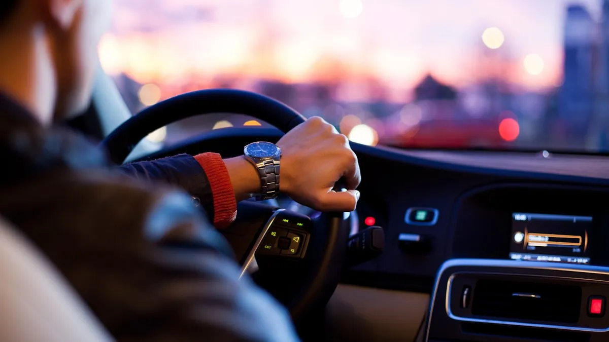 Driver providing identification documents during a Florida traffic stop